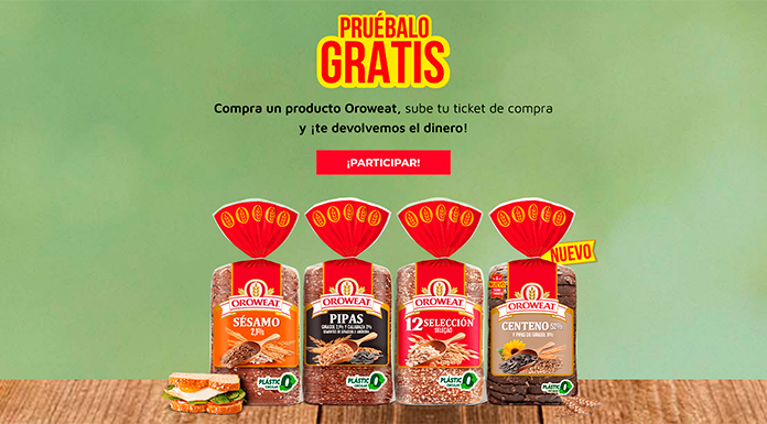 Prueba gratis pan Oroweat