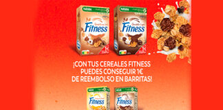Consigue un cupón descuento de 1 € en barritas Fitness Consigue un cupón descuento de 1 € en barritas Fitness