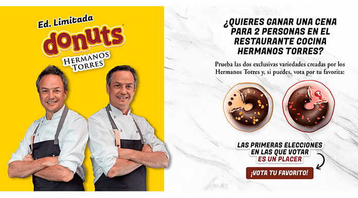 Gana una cena con Hermanos Torres y Donuts