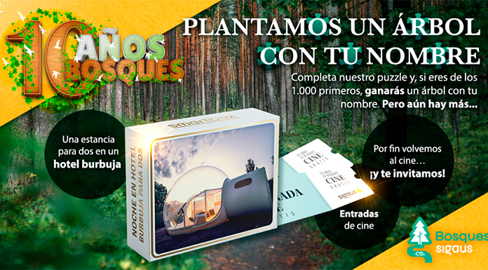 Resuelve el puzzle de los 10 Bosques Sigaus y gana premios