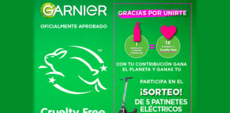 Sorteo de Garnier de 5 patinetes eléctricos Sorteo de Garnier de 5 patinetes eléctricos