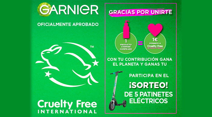 Sorteo de Garnier de 5 patinetes eléctricos