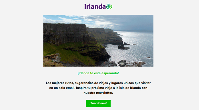 Viaja a la isla de Irlanda