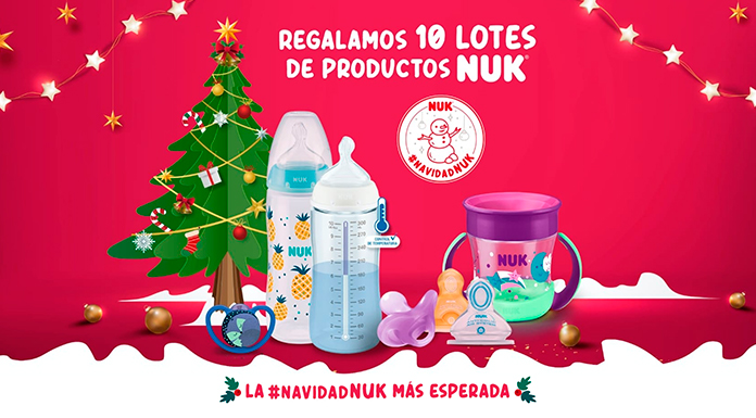 Bebés Nuk regala 10 lotes de productos NUK