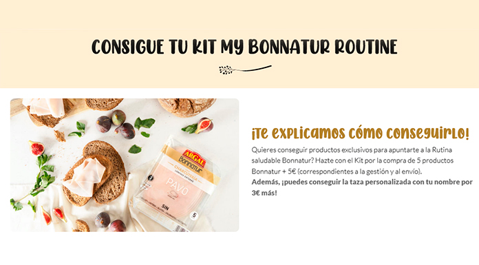 Consigue un kit My Bonnatur Routine con Argal