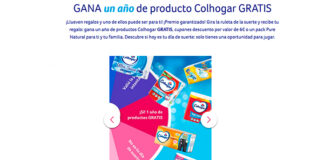 Gana un año de producto Colhogar gratis Gana un año de producto Colhogar gratis