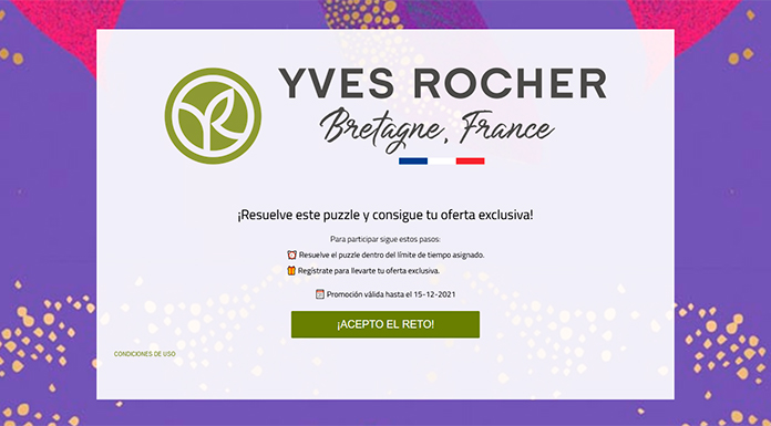 Oferta exclusiva de Yves Rocher