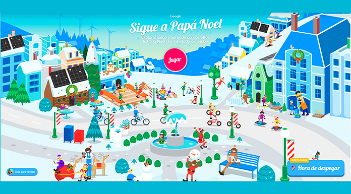 Sigue a Papá Noel con Google