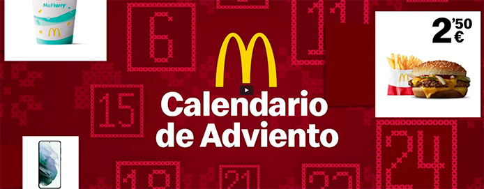 Calendario adviento Mcdonalds 2021