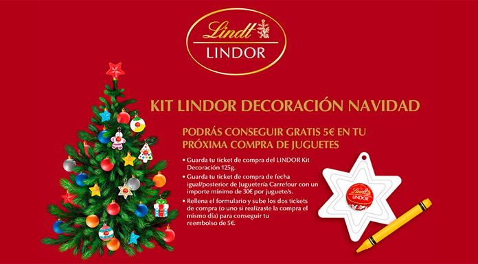 Gratis 5 euros en juguetes con Lindor