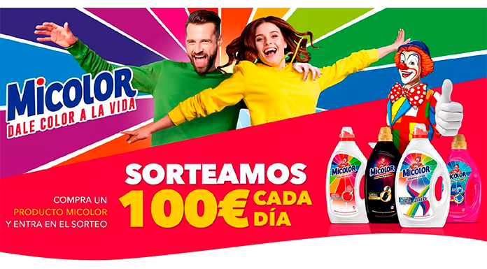 Sorteo de 100 euros cada día con Micolor