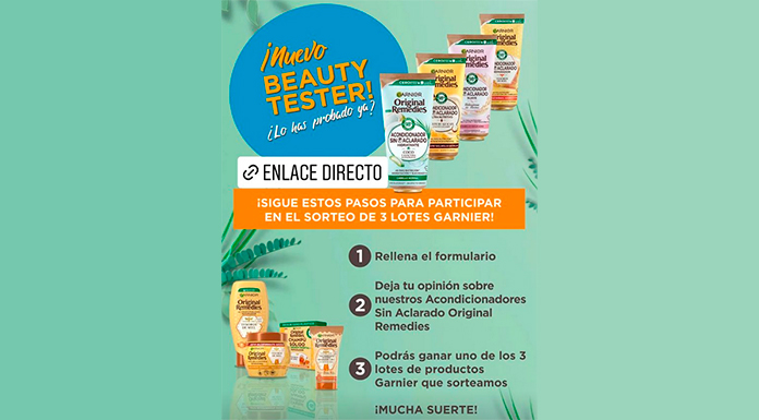 Beauty Tester: Sorteo de 3 productos Garnier