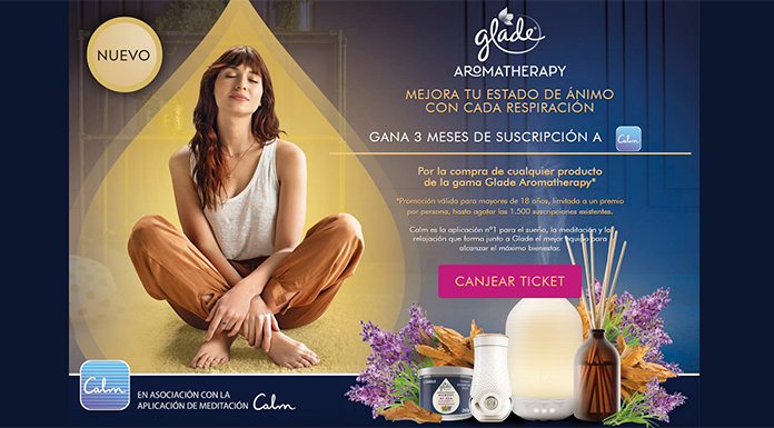 Gana 3 meses de suscripción a Calm con Glade