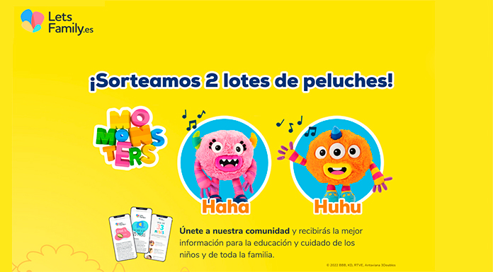 Lets Family sortea 2 lotes de peluches Momonsters