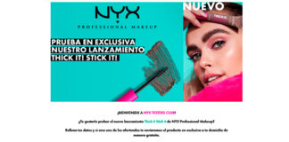 Prueba gratis Thick it Stick it de NYX Professional Makeup Prueba gratis Thick it Stick it de NYX Professional Makeup