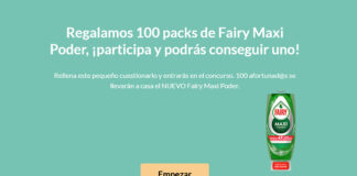 Regalan 100 packs de Fairy Maxi Poder Regalan 100 packs de Fairy Maxi Poder