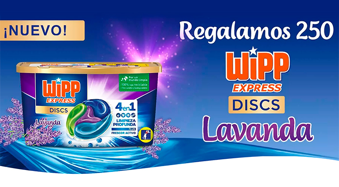 Regalan 250 Wipp Express Discs Lavanda