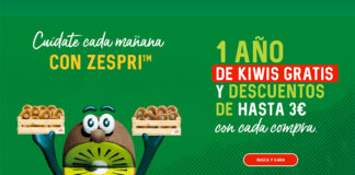 1 año de kiwis gratis y descuentos con Zespri 1 año de kiwis gratis y descuentos con Zespri