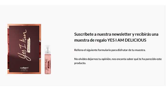 Muestras Gratis de Yes I Am Delicious