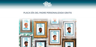 Placa Día del Padre personalizada gratis Hurra Héroes Placa Día del Padre personalizada gratis Hurra Héroes
