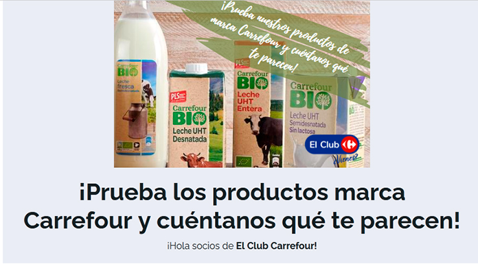 Prueba productos Carrefour