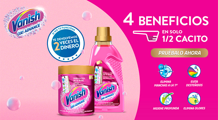 Prueba Vanish Oxi Advance sin compromiso