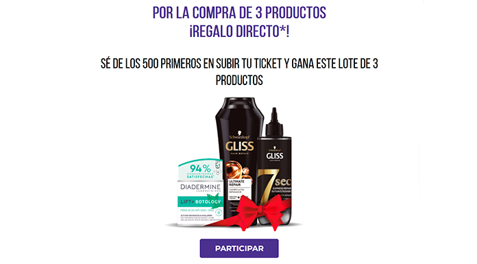 500 regalos directos Schwarzkopf