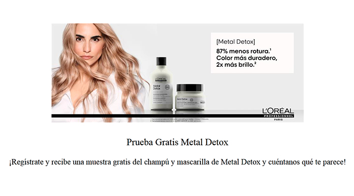 Dan a probar gratis Metal Detox