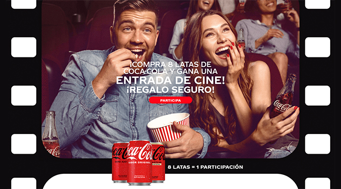 Entradas de cine gratis con Coca Cola