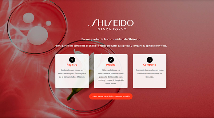 Forma parte de la comunidad de Shiseido