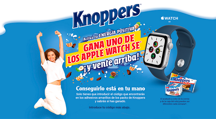 Gana un Apple Watch con Knoppers