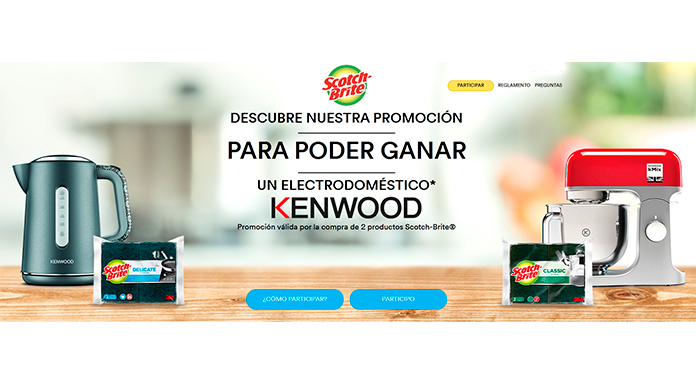 Gana un electrodoméstico Kenwood con Scotch - Brite