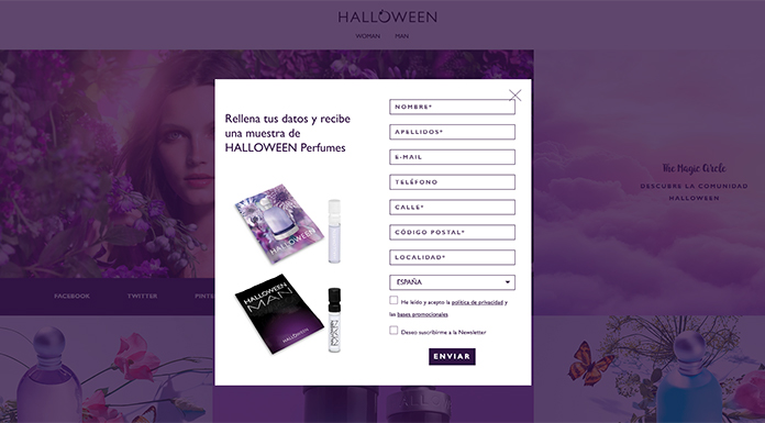 Muestras gratis de Halloween Perfumes