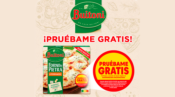 Prueba gratis Buitoni Forno Di Pietra sabor ㅤㅤㅤ4 Formaggi