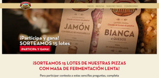 Sorteo de 15 lotes de pizzas Casa Tarradellas con masa de fermentación lenta Sorteo de 15 lotes de pizzas Casa Tarradellas con masa de fermentación lenta