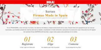 Sorteo Firmas Made in Spain de ¡Hola! Sorteo Firmas Made in Spain de ¡Hola!