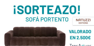TresAguas sortea junto a Natuzzi un sofá valorado en 2500€ Sorteo Sofá Portento en Centro Comercial TresAguas