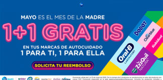 1 + 1 gratis en marcas P&G