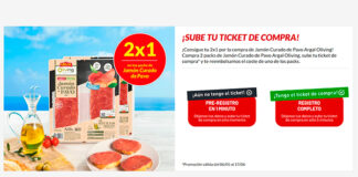 2×1 en Jamón Curado de Pavo Argal Oliving 2x1 en Jamón Curado de Pavo Argal Oliving