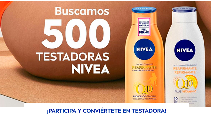 Buscan 500 testadoras Nivea Reafirmantes