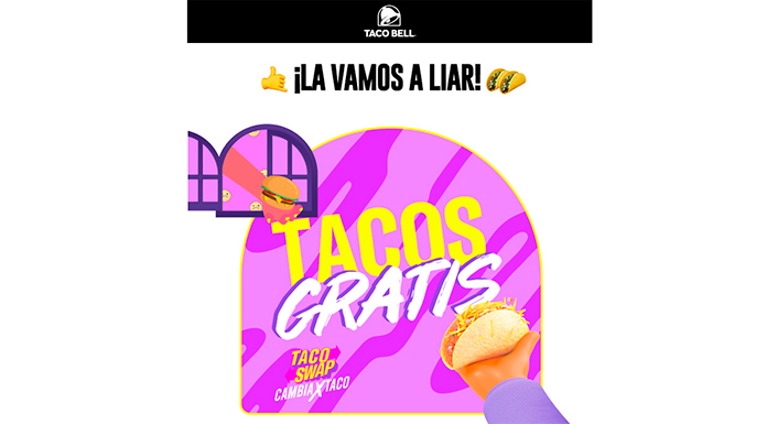 Consigue un Crunchy Taco Supreme gratis