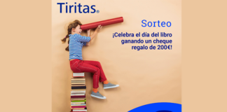 Gana un cheque regalo con Tiritas por el Día del Libro Gana un cheque regalo con Tiritas