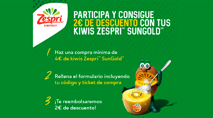 2 euros de descuento en Zespri