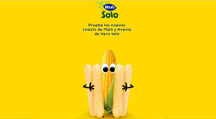 Gratis los nuevos snacks de MaĆz y Avena de Hero Solo