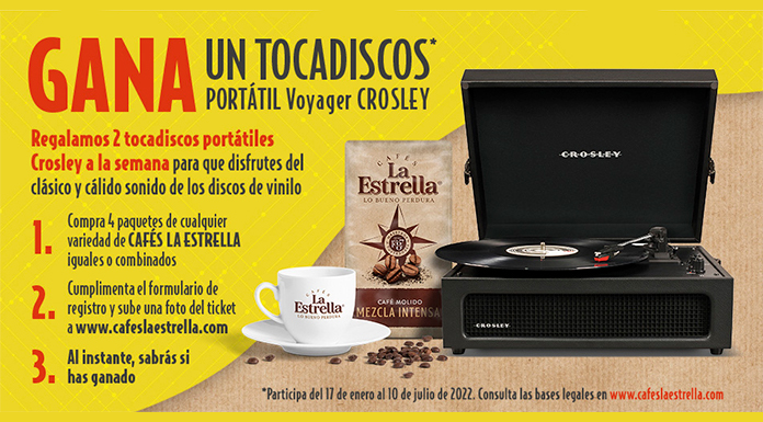 La Estrella regala 2 tocadiscos portátiles Crosley a la semana