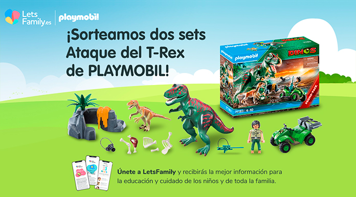 Lets Family sortea dos sets Ataque del T-Rex de Playmobil