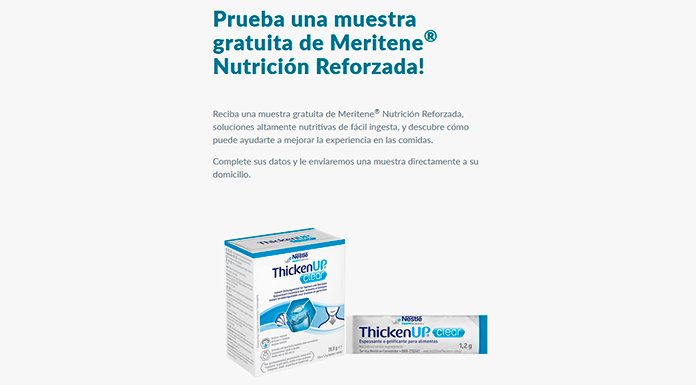 Muestras gratis de Meritene Nutrición Reforzada