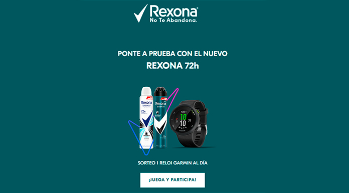 Sorteo de 1 reloj Garmin al día de Rexona