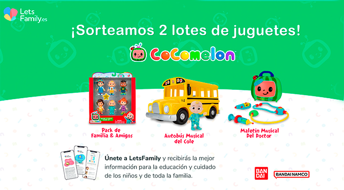 Sorteo de 2 lotes de juguetes Cocomelon