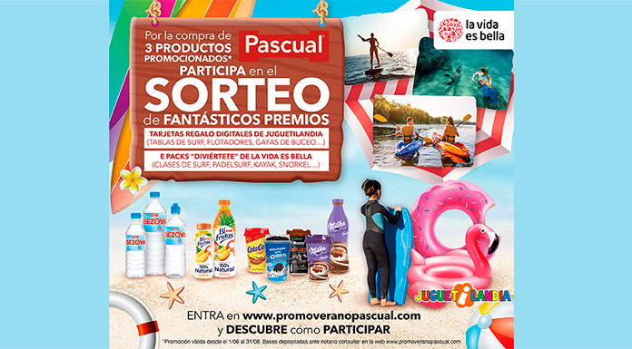 Sorteo de fantásticos premios de Pascual